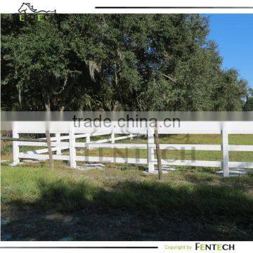 Flexible rail ranch fence with electric wire