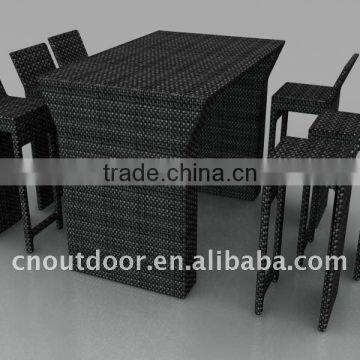 rattan Bar table,talking bar table