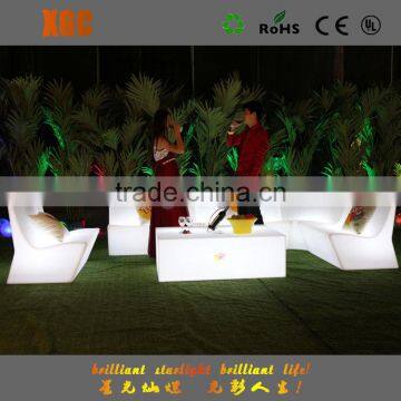 furniture wholesale Rechargeable RGB lights bar furniture LED table