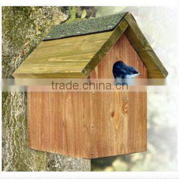 Pretty Painted Wooden Decorative Bird House,wooden Craft Bird House photo-2