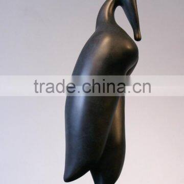 Fat lady yoga bronze sculpture for sale