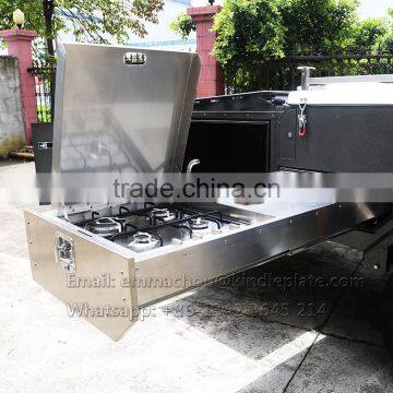 Adventure Off Road Rear Folding Campers Powder Material Trailers photo-6