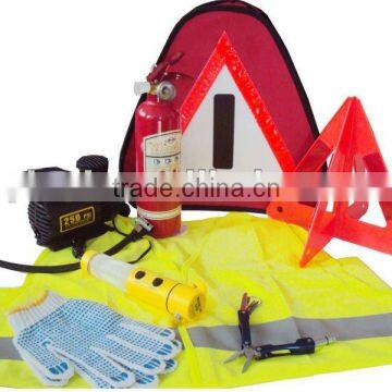 YYS12037 emergency disaster kit with air compressor for car