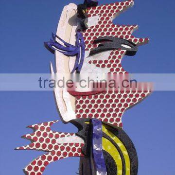 Theme Park Statue Metal Craft Stainless Steel Modern Sculpture photo-3
