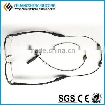 Fashion silicone ajustable glasses retainer, sunglasses cord