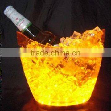 Dongguan PS plastic led lighted ice bucket bar decorations