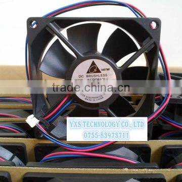 New original 8025 8 cm computer chassis power supply 12 v fan super mute Internet cafes supplements