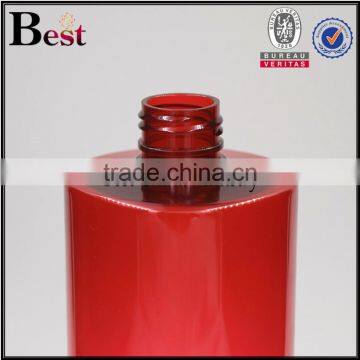 2017 China Wholesaler 500ml Plastic Spray Bottle Red Plastic Spray Bottle Square Shoulder Plastic Spray Bottle With Black Pump photo-5