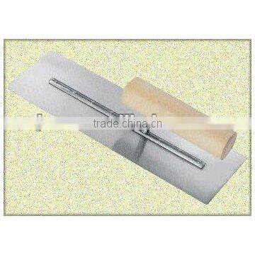 wooden handle carbon steel plastering trowel