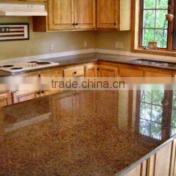 granite tropical brown countertop