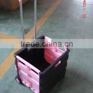Foldable Plastic Shopping Cart
