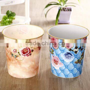 Factory Price Household Pure PP Plastic Round Dust Bin Storage Box photo-2