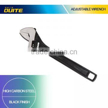 8" black adjustable spanner, black adjustable wrench spanner 200mm, black universal spanner wrench