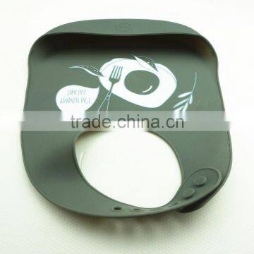 16076 Food Grade Cute Baby Pouchs,Waterproof Promotinal Gift Nice Silicone Baby Bibs,Kids Silicone Bellyband photo-4