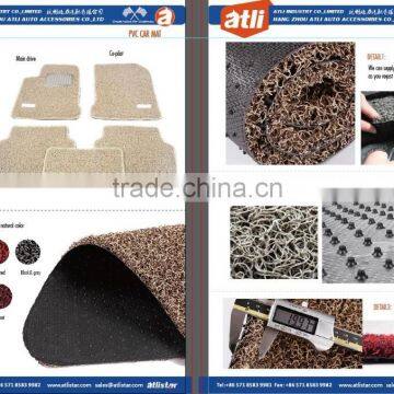 Hot Sale PVC Spider Coil Mat Car Carpet, Durable NonSlip PVC CAR MAT,Nail Backing Car Carpet Mat photo-2