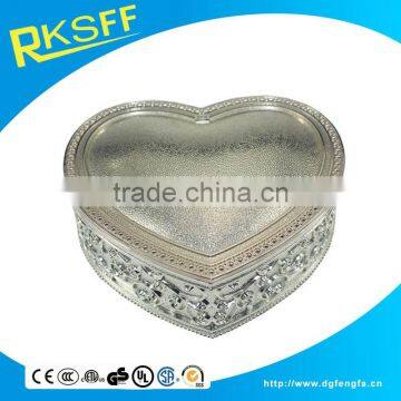 Custom Cheap Zinc Alloy Round Jewelry Gift Box photo-2