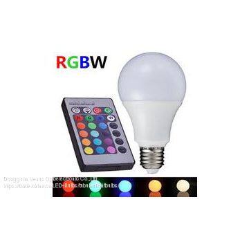 A60-RGBW-5W led lamp bulbs RGBW smart Multi-colored lamp E27 best led light bulbs