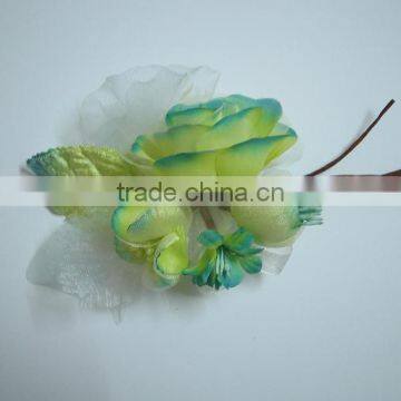 fabric and chiffon flower