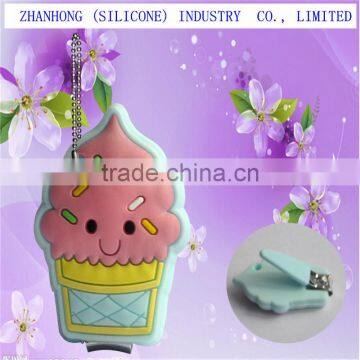 Cute Nail Clipper With More Than 200 Cartoon Design Silicone Holder photo-3