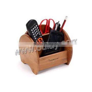 Chinese multifunctional bamboo or wood storage bins for study ,home and office