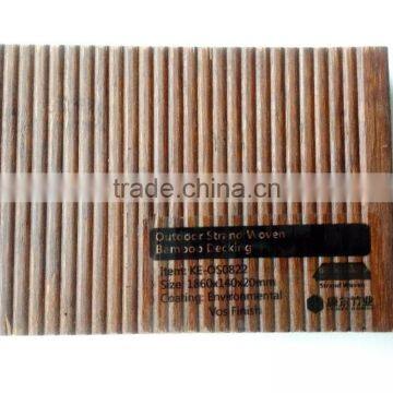 Bamboo Products Outdoor Use Strand Woven Decking With Cheap Price Carbonized Color -KE-OS0822 photo-2