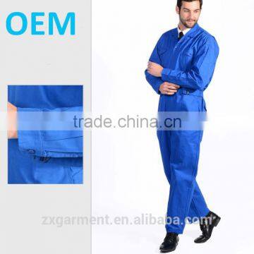 2016 Blue work jumpsuits for men