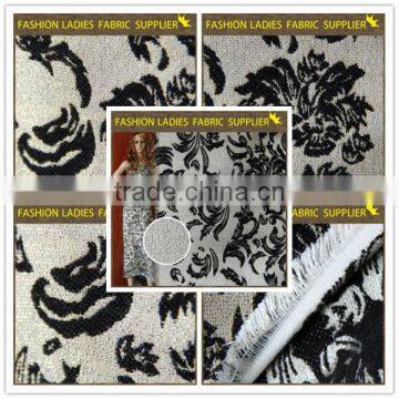 new arrival slub jacquard knitted fabric italian jacquard weaving machine chenille jacquard curtain fabric