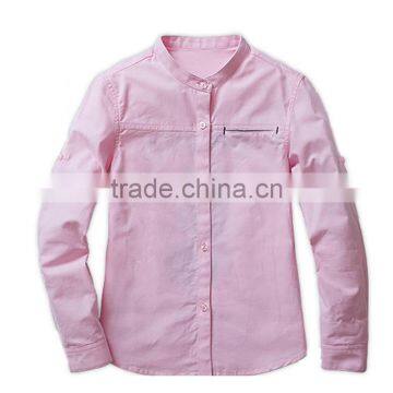 Wholesale OEM Girls Long Sleeve School Shirt Latest Design photo-6