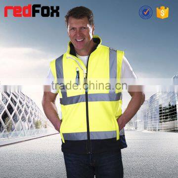 High Visibility Security Padding Guard Safety Vest Custom Logo photo-2