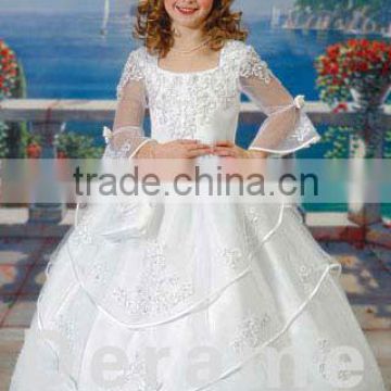 spaghetti strap flower girl dress 2011