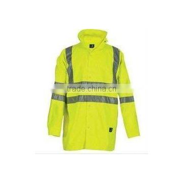 pvc clear plastic working coat