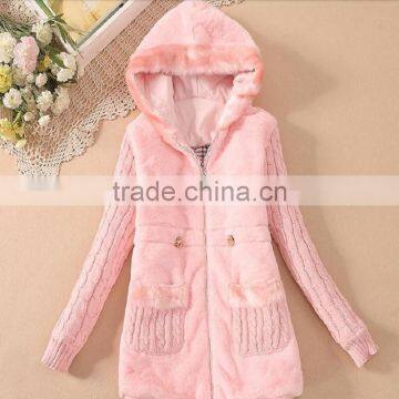 Hot Sale Kids Wholesale Long Winter Clothes Children Faux Fur Coats For Girls