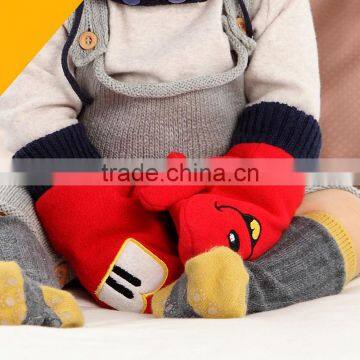 TC13002 New Fashion Baby Winter Gloves Cheap Knit Baby Mitten With String photo-2