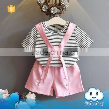 SS-968G top quality kids clothing sets organic cotton kid clothing boutique kids clothes set