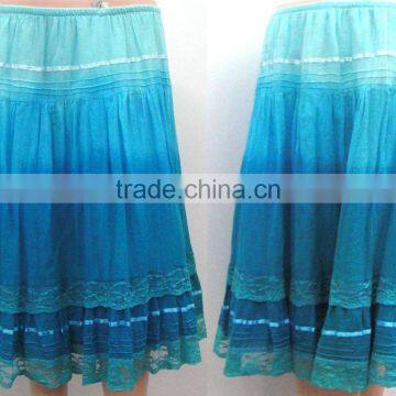 Latest fancy design ladies long skirts