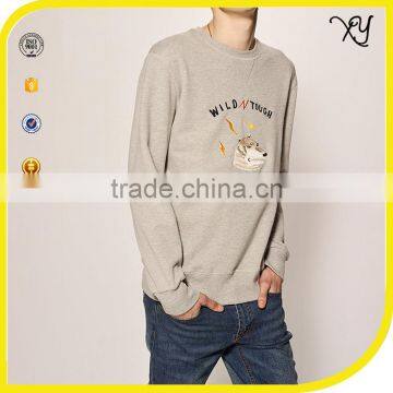 2017 French Terry Comfort Color Custom Wholesale Crewneck Pullover no Hood Sweatshirt