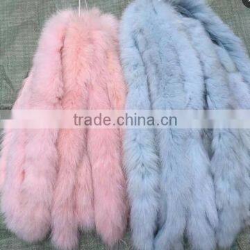 BBG-H-17 wholesale custom size fox fur trim