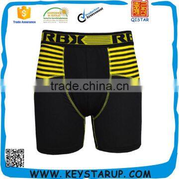 Wholesale China Manufaturer Men Short Polyester Spandex Boxer Briefs Underwear