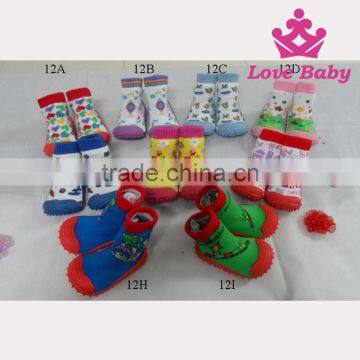 Maufactured Rubber Sock Shoes for Children Cute Little Baby Shoes photo-5