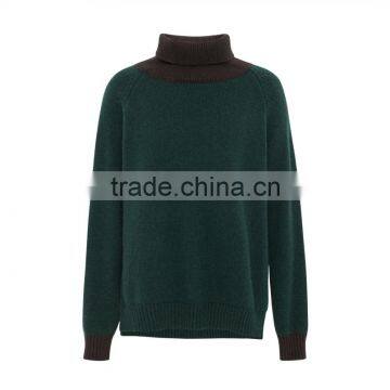 Women Green Color Turtleneck Sweater 2017 Fashion Style Lady Pullover Sweater photo-5