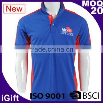 BSCI/ISO9001 garment industry men chile polo rugby jersey