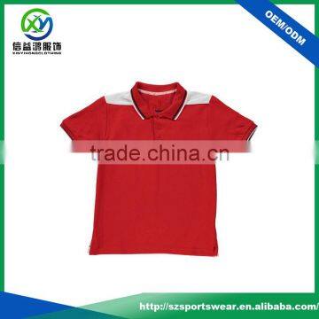 High Quality Custom Kid Uniform Polo T shirt , Coton Fashion Kit Polo Shirts