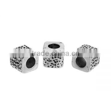 Zinc Based Alloy Spacer Beads Rectangle Antique Silver photo-3