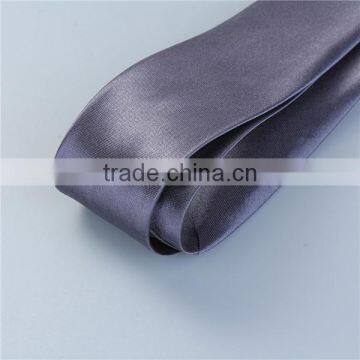 High Quality Polyester Necktie Dark Gray Mens Ties photo-2