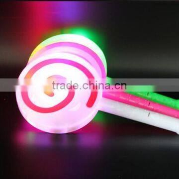Hot Sale LED Lighting Toys Shining Lollipop Candy Toy for Kids Baby Rattle Hand Bells photo-5