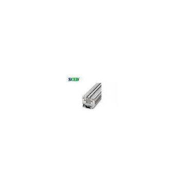 AWG 24 - 10 6.2mm Single Level Compact Din Rail Mount Terminal Blocks 300V 32A