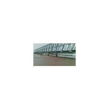 Prefabricated Steel Truss Bridge With Hot - Dip Galvanized Surface Protection