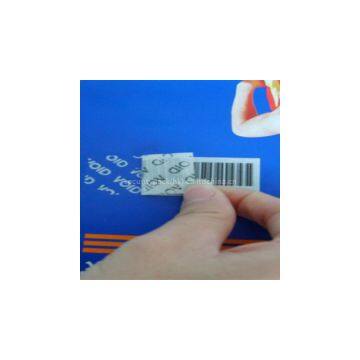 tamper evident security labels