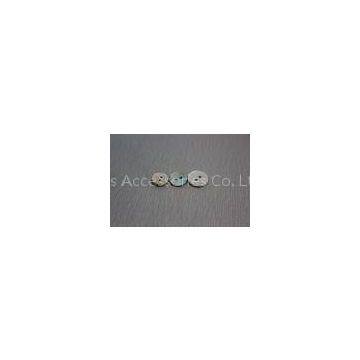 White Universal Dress shirts Shell Custom Clothing Buttons 2 hole for men / women