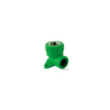Female threaded elbow with disk